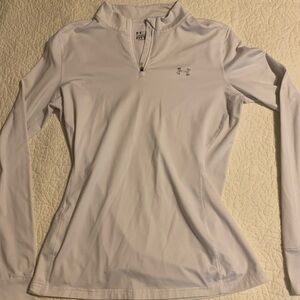Women’s Hurley ColdGear Fitted White Athletic Top Size L